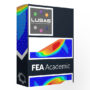 LUSAS Academic finite element analysis software interface