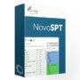 NovoSPT standard penetration test analysis software interface